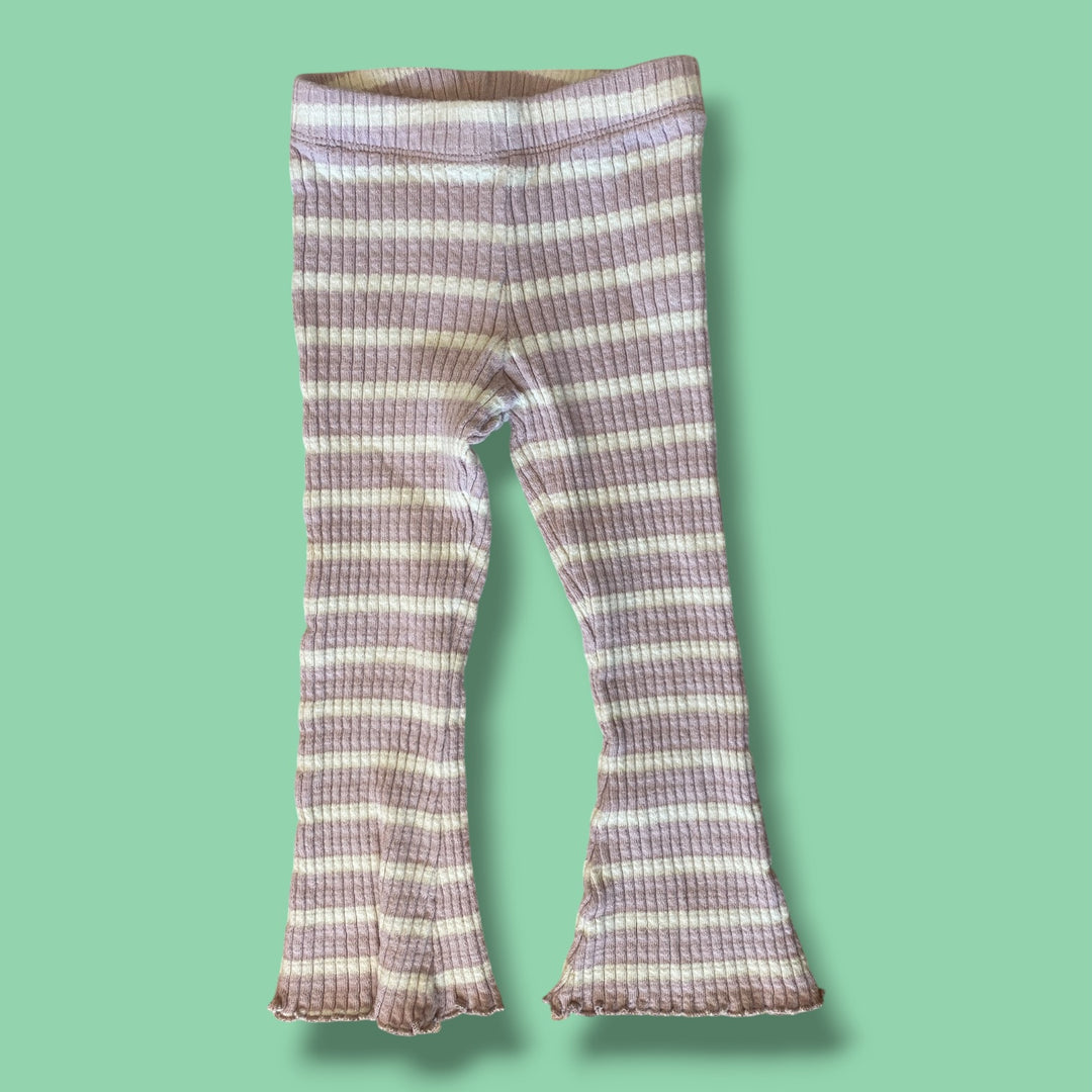 Purple Zara Ribbed Legging, 3Y
