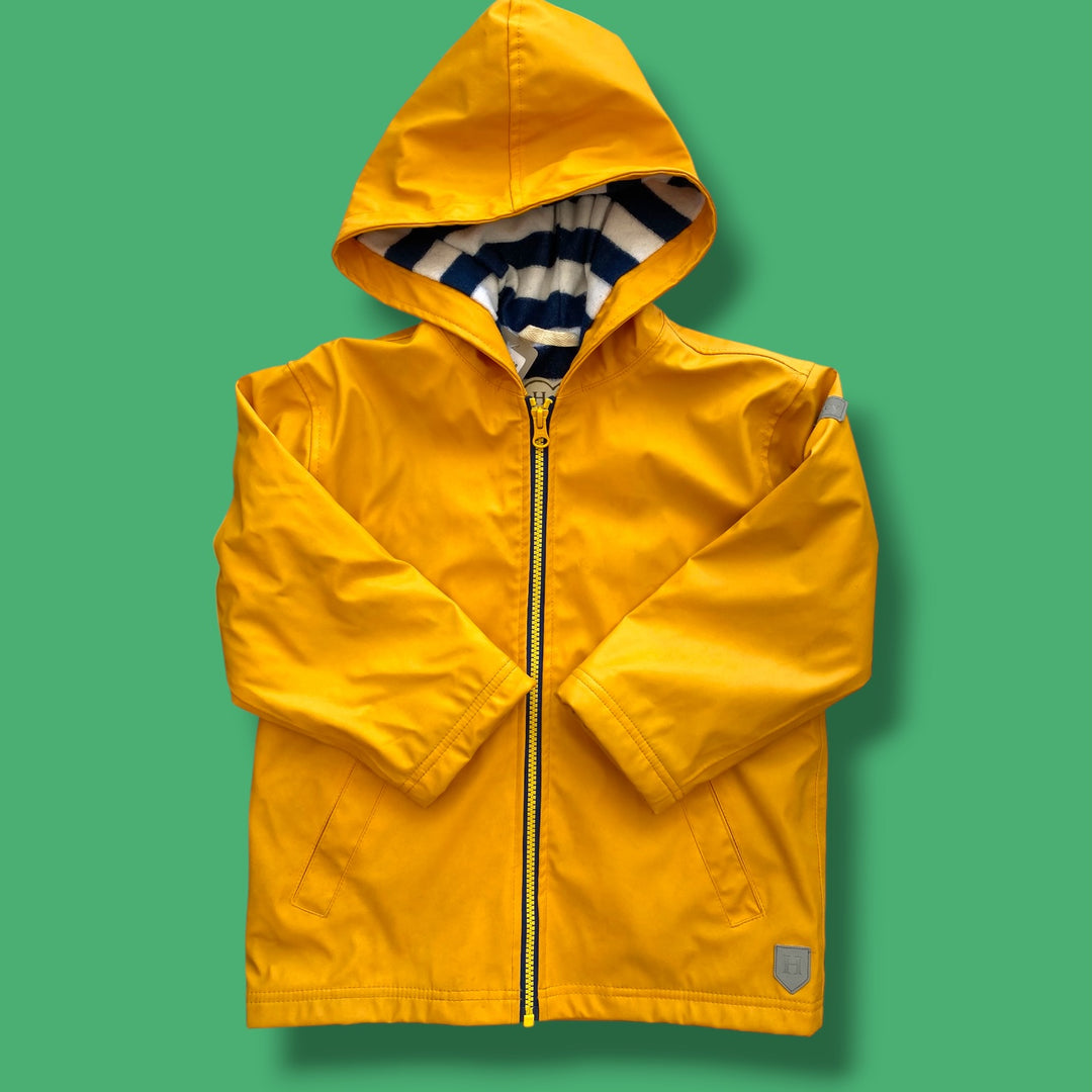 yellow Hatley lined raincoat, 4/5Y