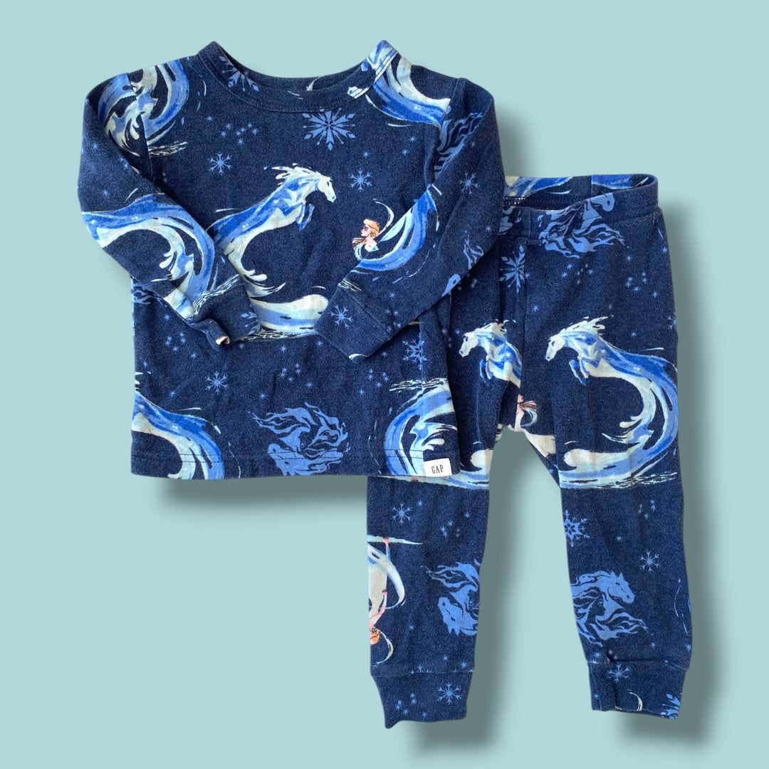 blue gap frozen pjs, 12-18m