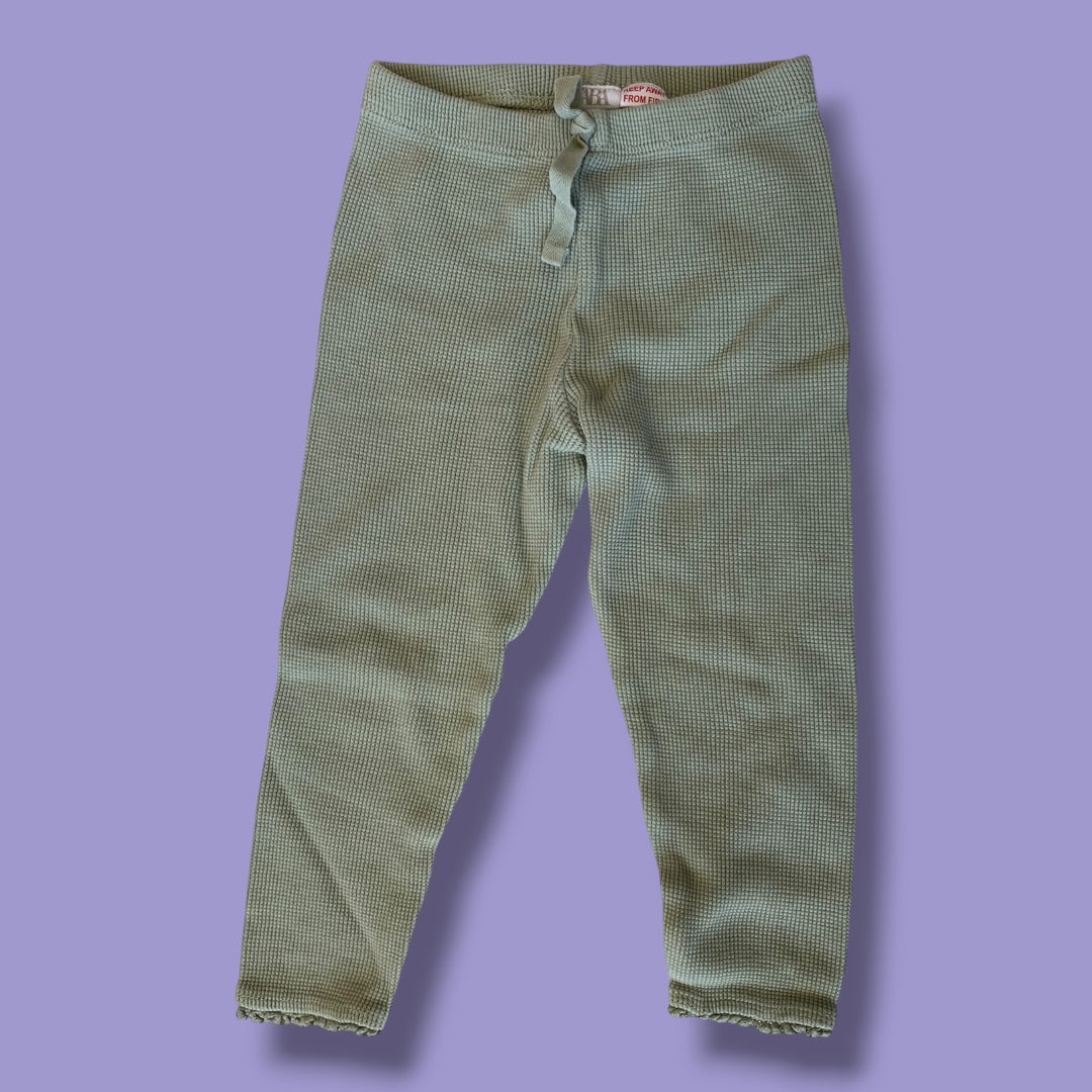Green Zara Legging, 2-3Y
