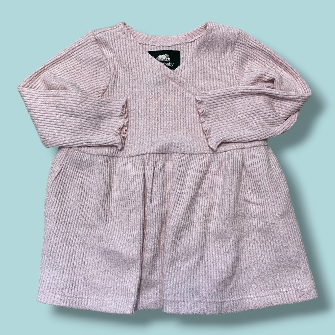 Pink Roots Dress, 6-12m