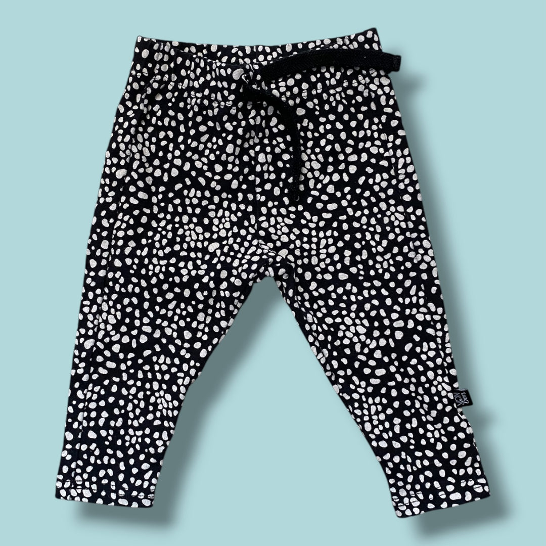 Black Vonbon legging, 3-6m