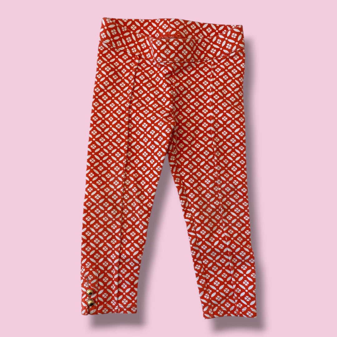 Orange Janie &amp; Jack Legging, 2Y