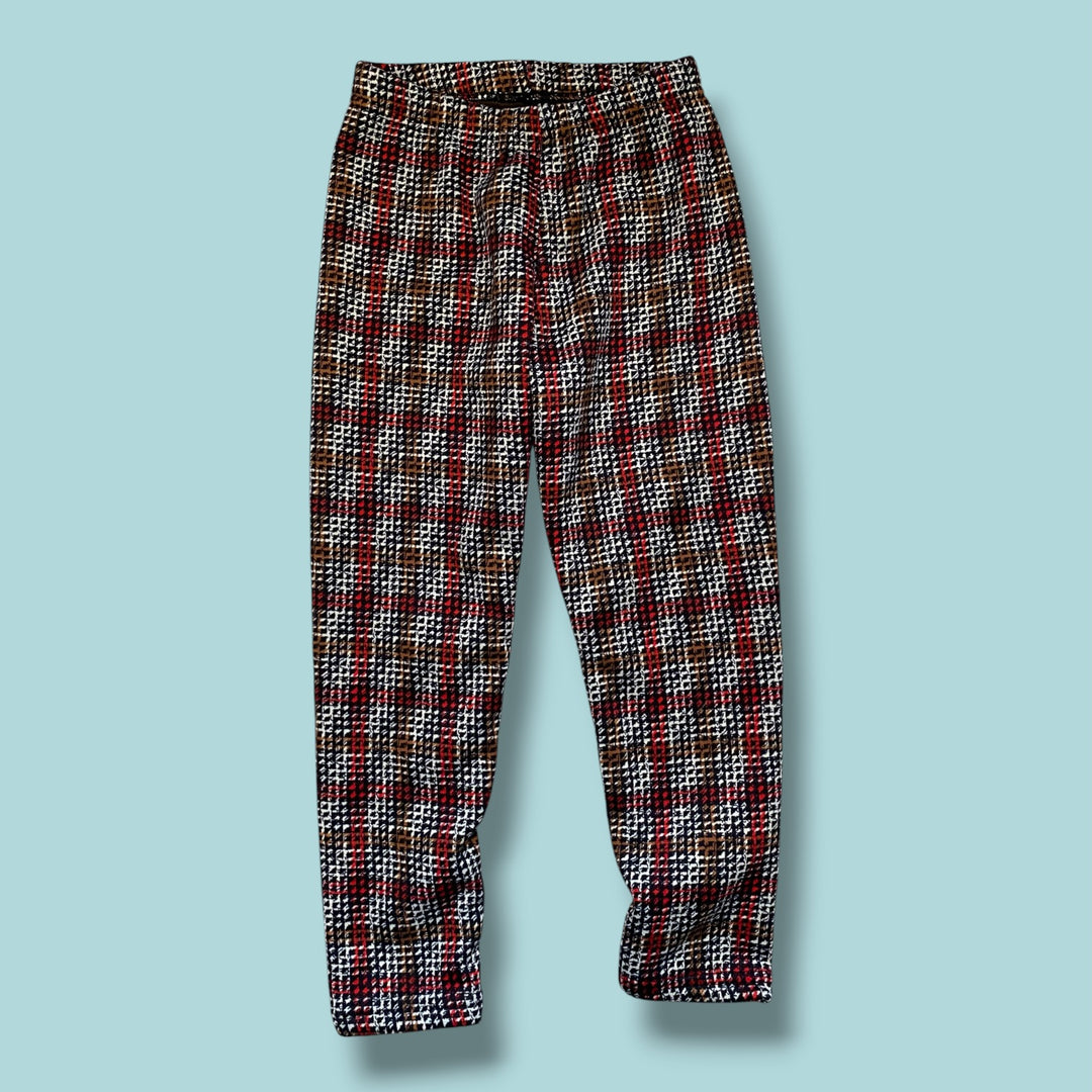 Plaid Just Cozy Lined legging, 5-6Y