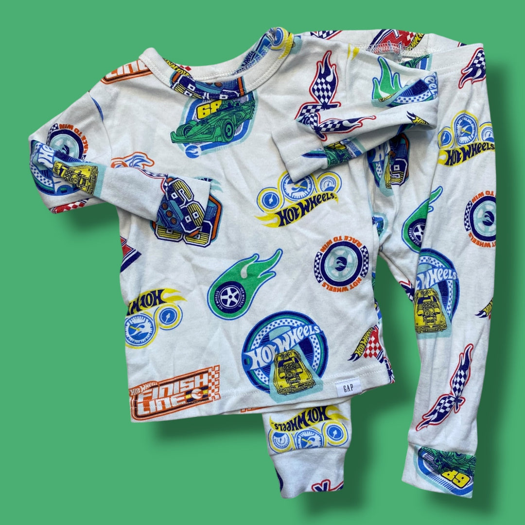 White Gap 2 piece Set, 12-18m