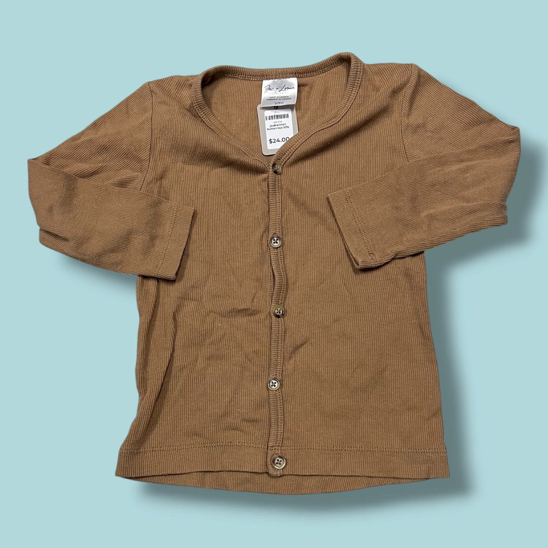jax&amp;lennon button top 2/3y