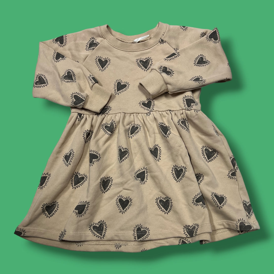 rylee&amp;cru heart dress 2/3y