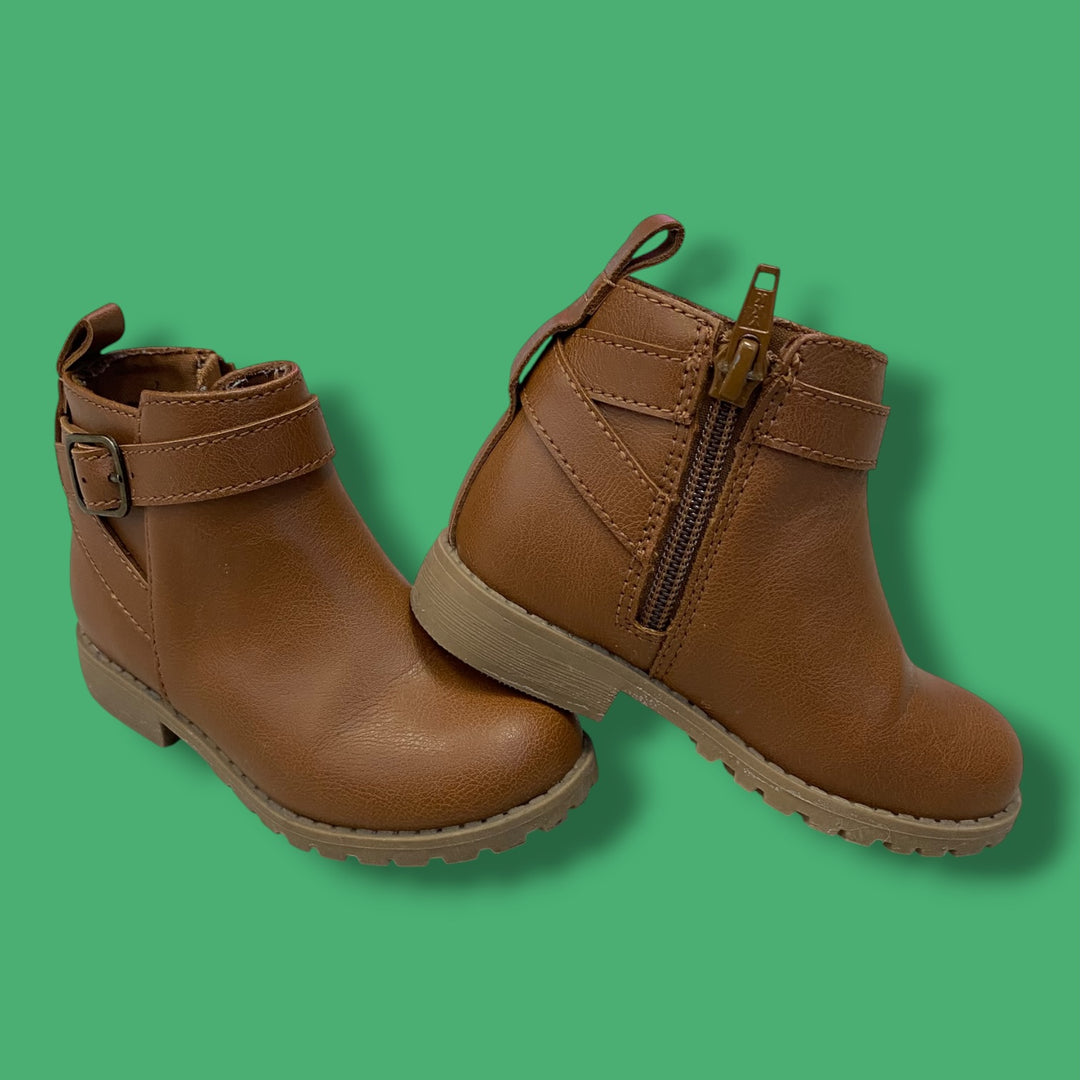 Brown Old Navy Ankle Boots, 7.0