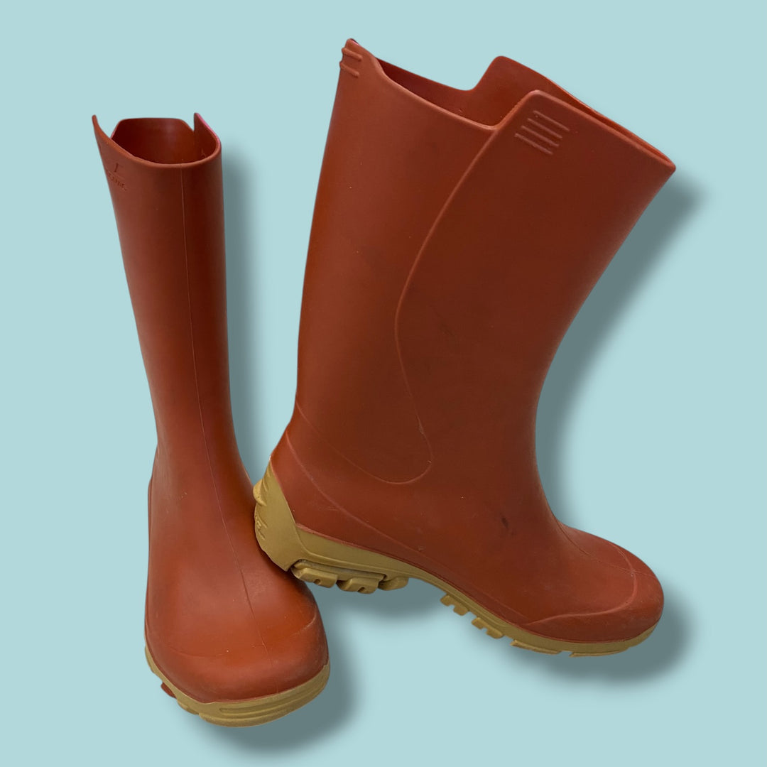 orange solognac rainboots, 11/12
