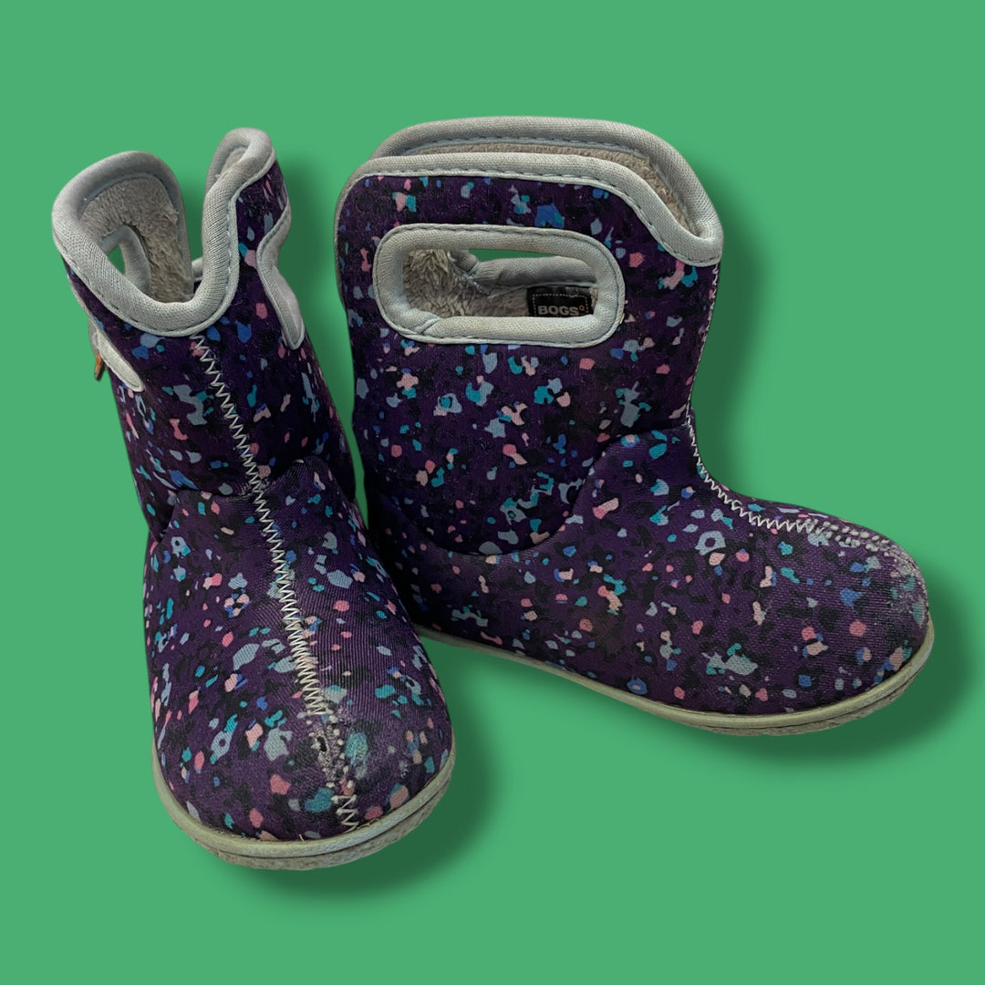 purple bogs boot, 7.0