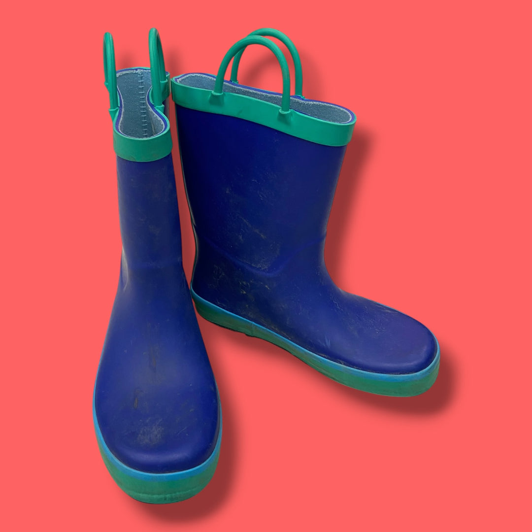blue target rainboots, 12