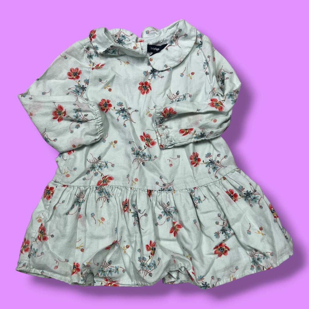 gap blue dress 12-18m