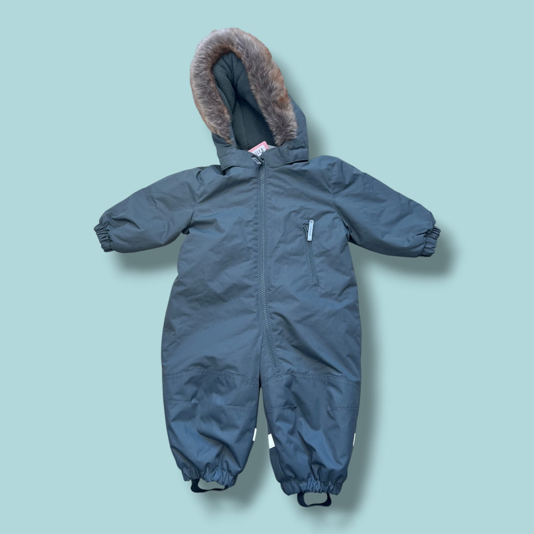 Green H&amp;M Snowsuit, 6-9m