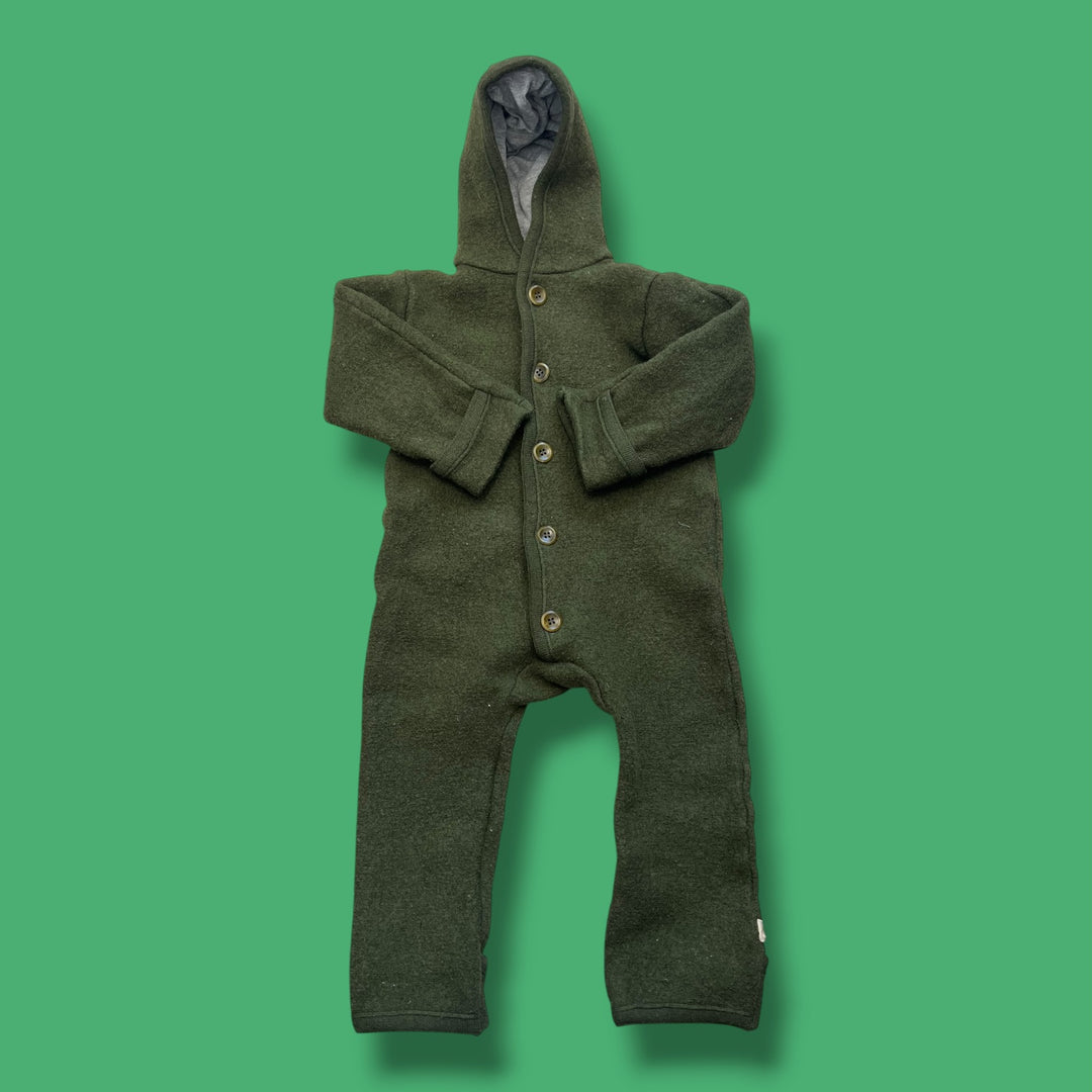 Green Disana 100% Wool Suit, 12-24m
