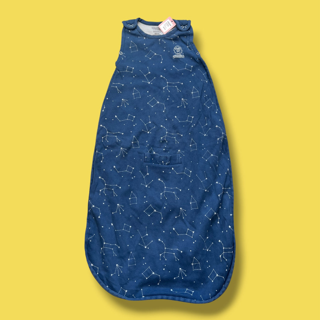 Blue Woolino Merino Wool Sleepsack, 2-24months