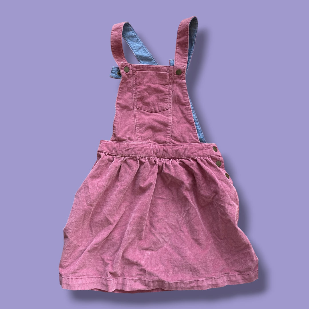 pink Fatface ribbed skirtall, 10-11Y