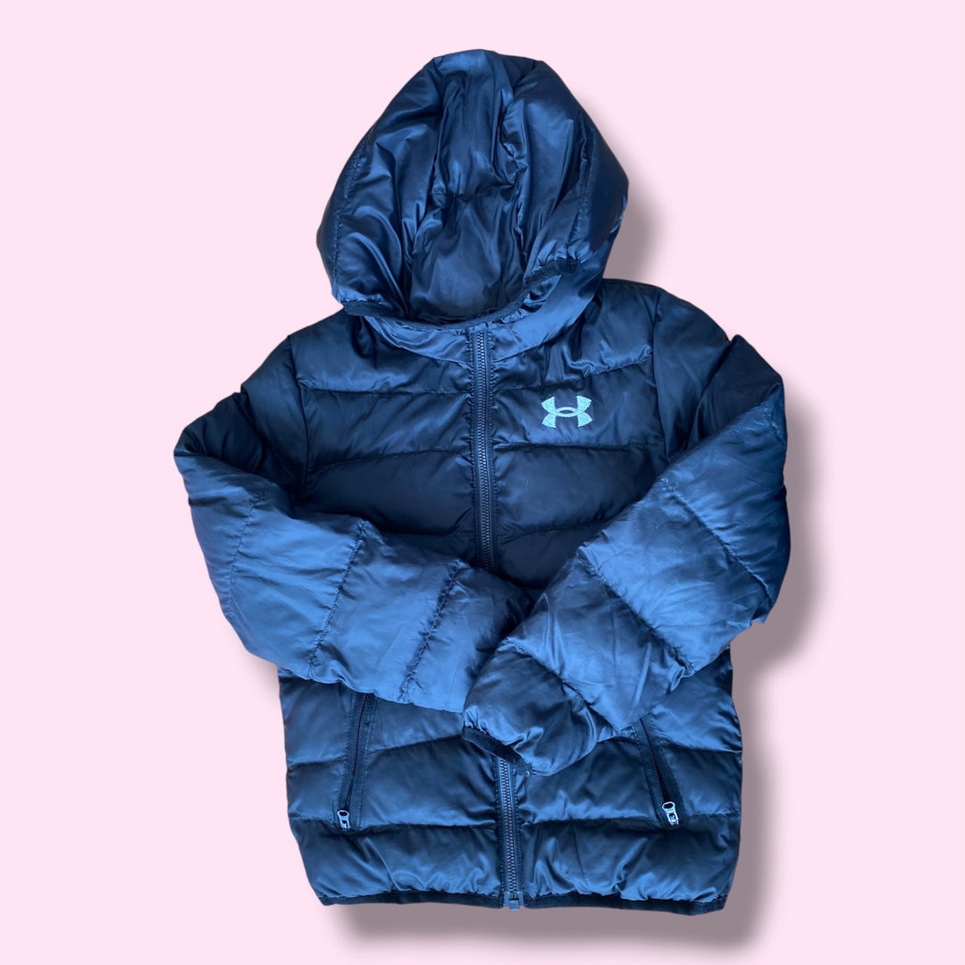 black Under Armour pufferjacket, 6Y