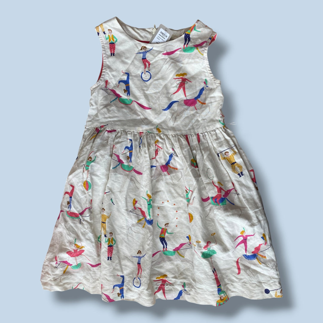 cream Mini Boden circus dress, 5/6y