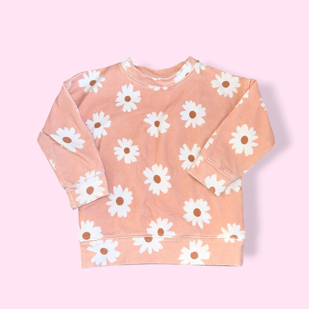 pink dear aspen flower sweatshirt, 18-24