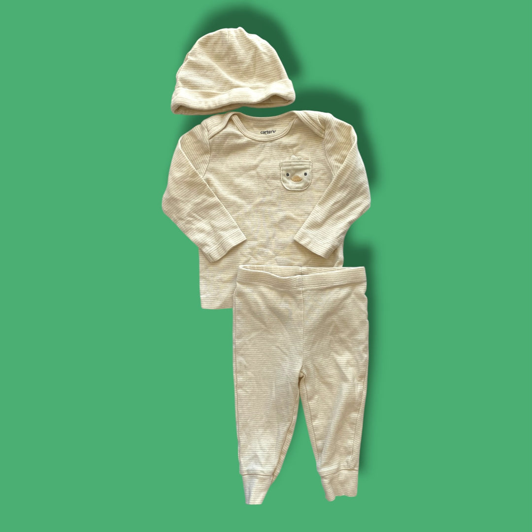 Tan Carters 3 piece set, 9m