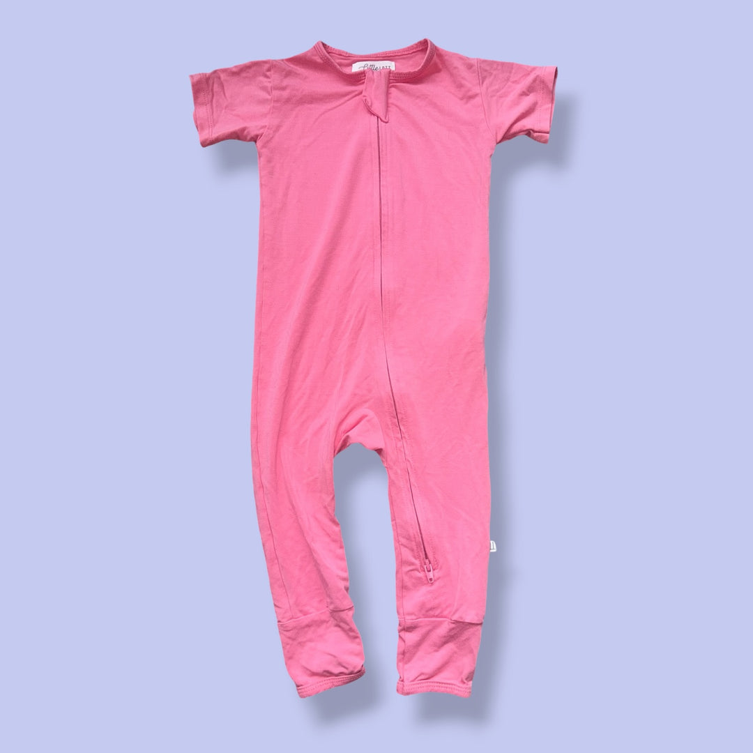 pink little lott bamboo sleeper, 12-18m