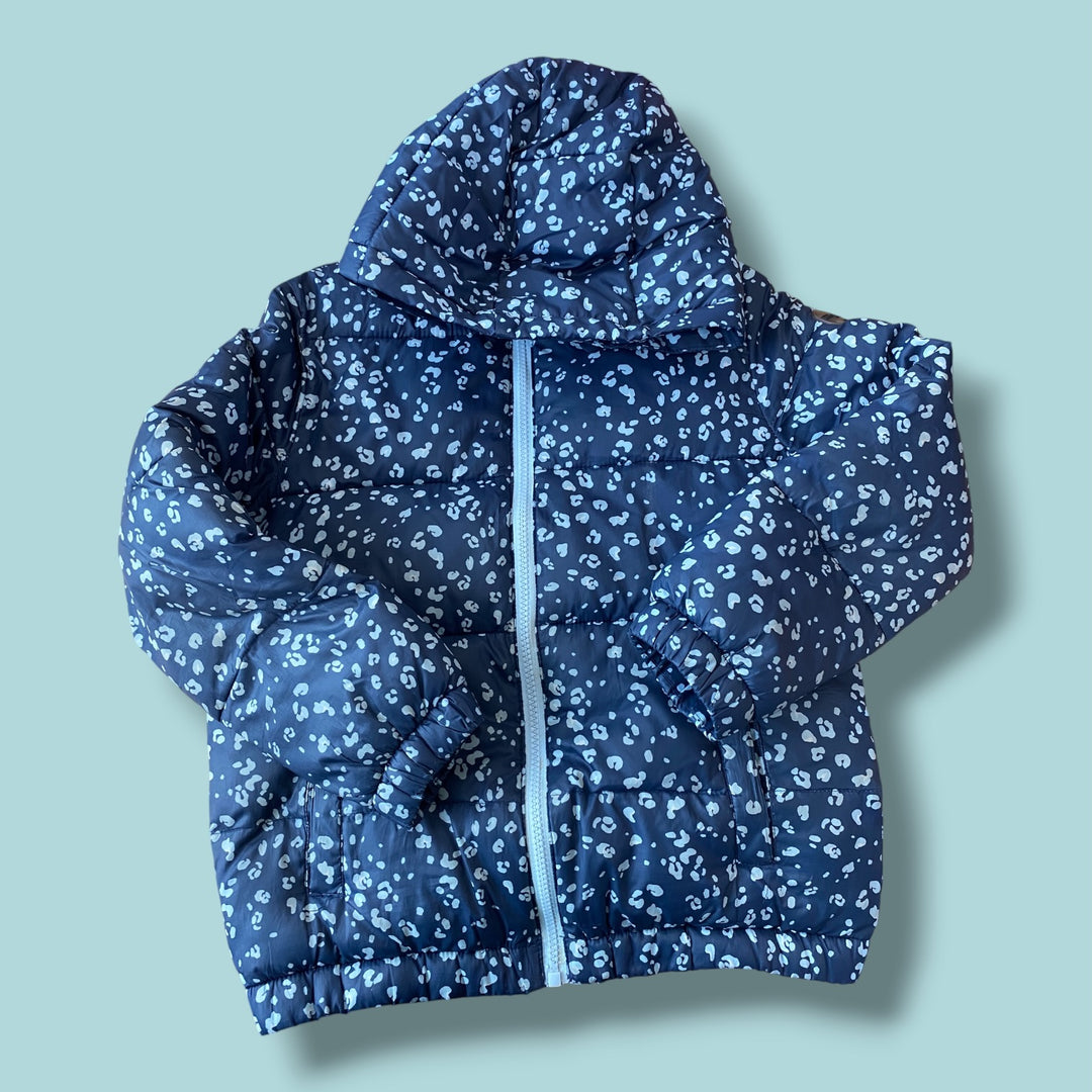 Blue Miles the Label Some Marks inside Puffer Jacket, 8Y