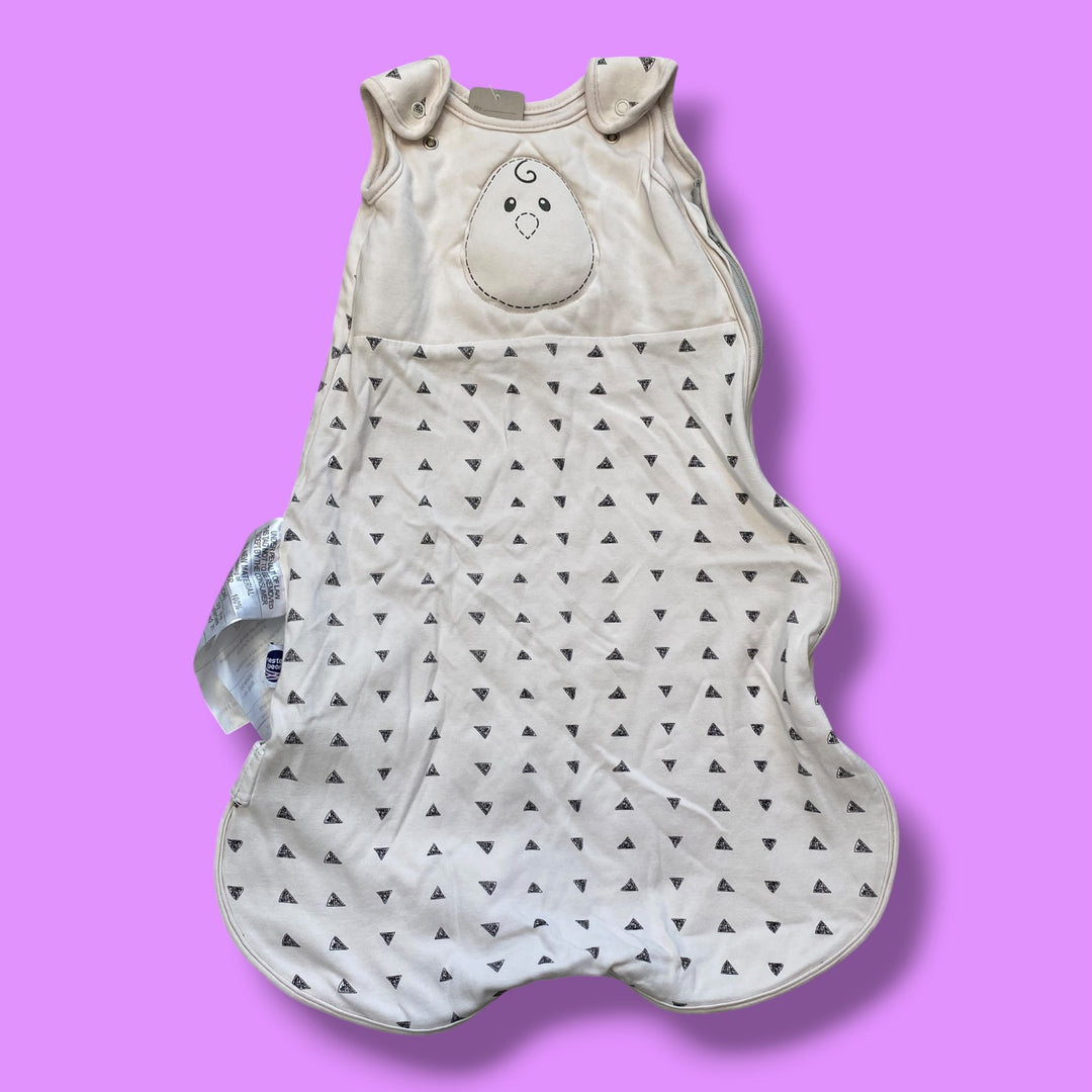 white Nested Bean Sleepsack, 0-6m