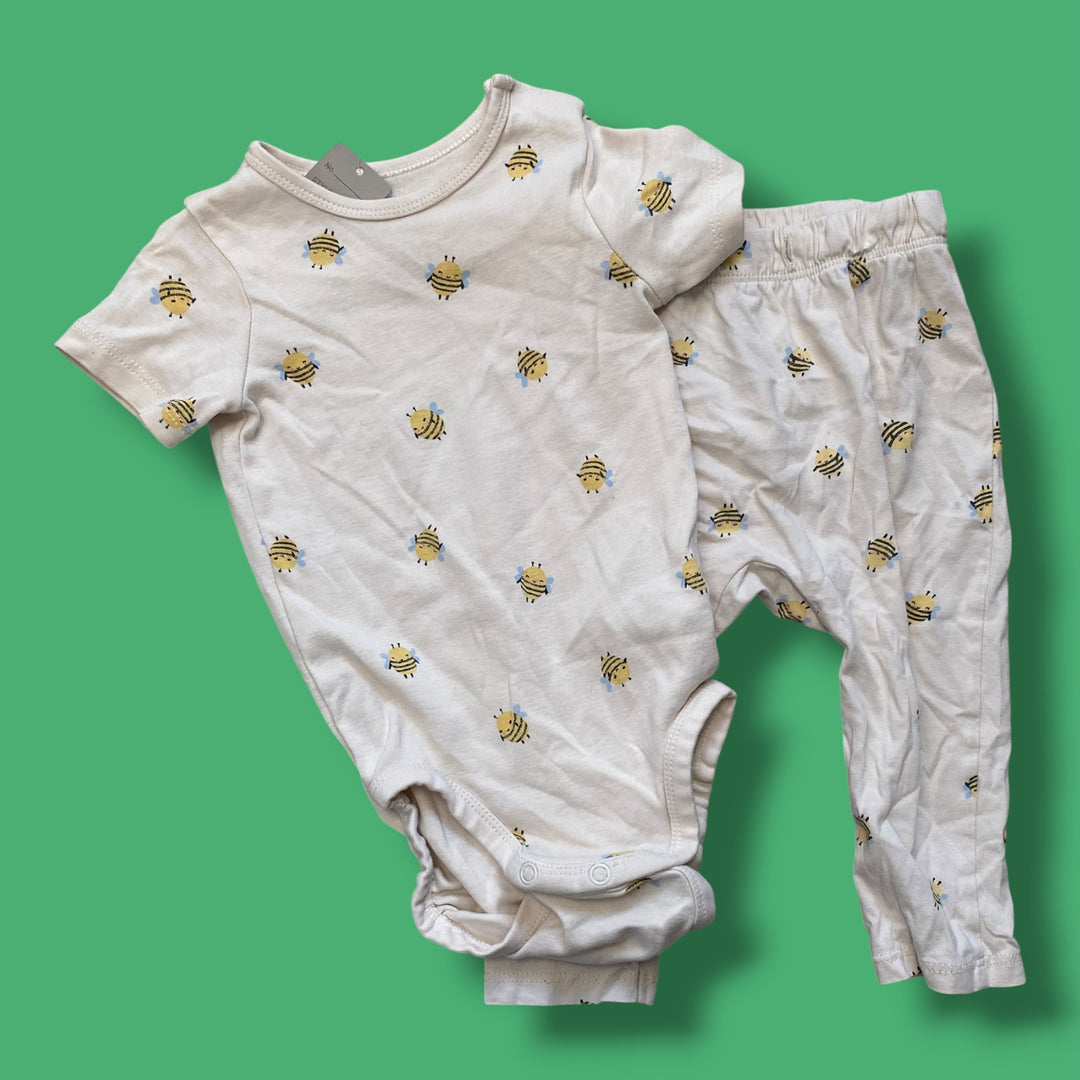 Tan H&amp;M 2 piece set, 9-12m