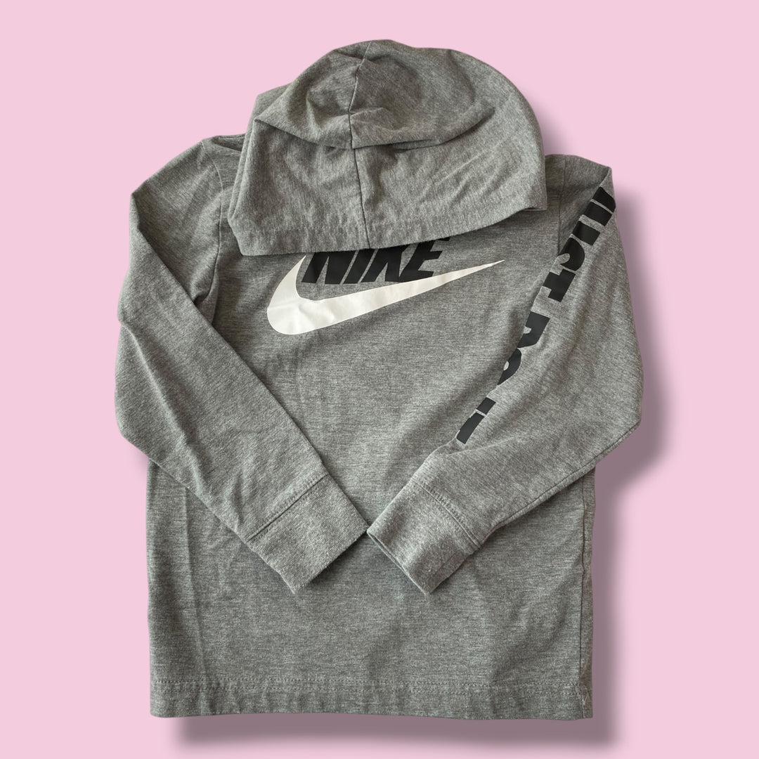 Grey NIke Long Sleeve, 5-6Y