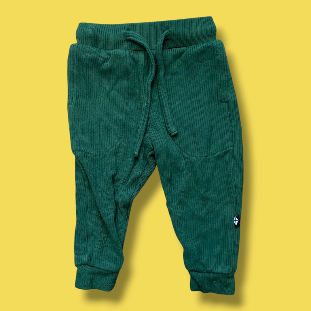 Green Kyte Ribbed Legging, 3-6m