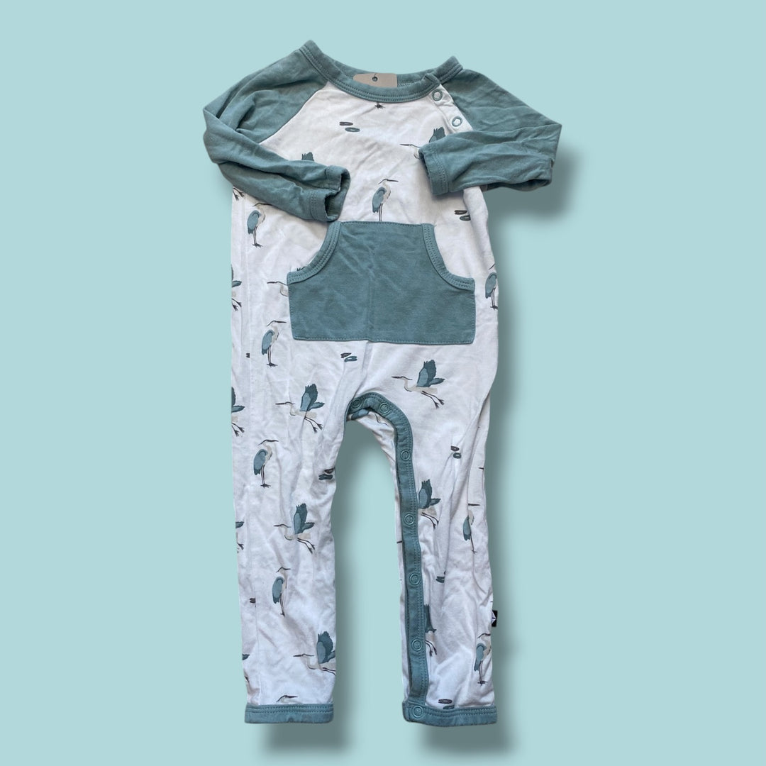 White Kyte Romper, 3-6m