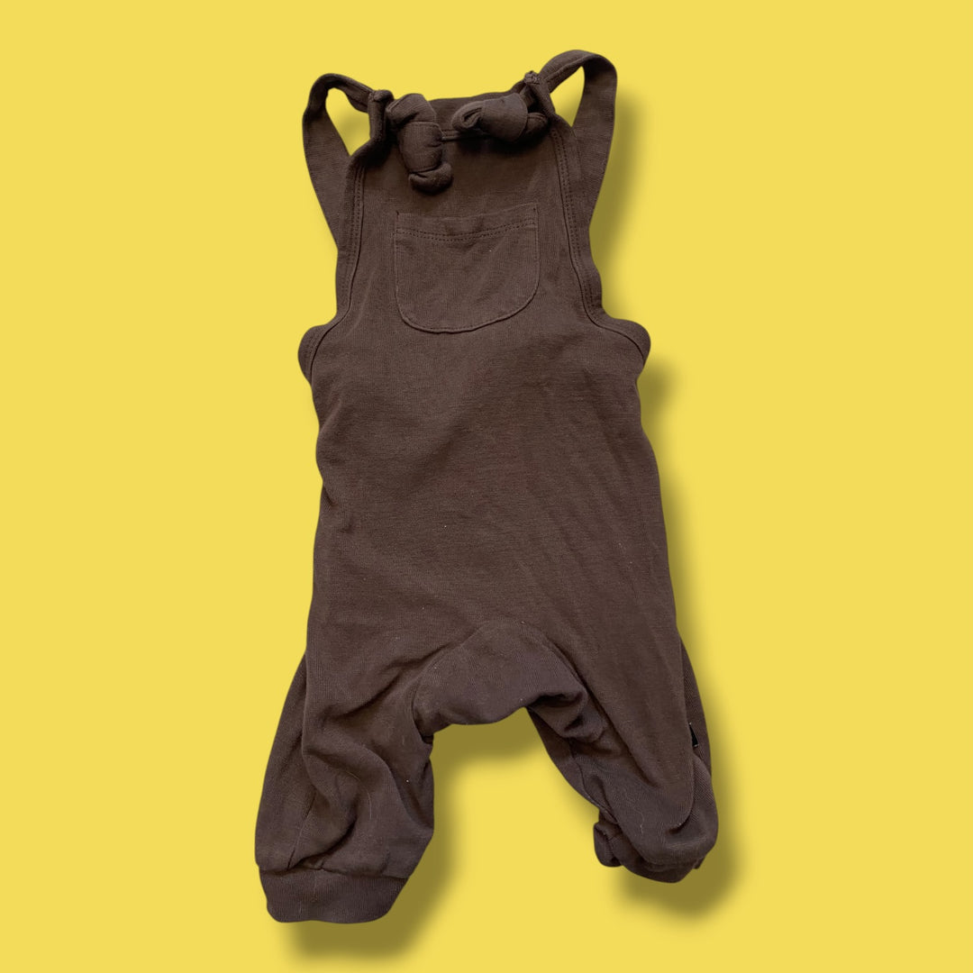 Brown Kyte Overalls, 3-6m