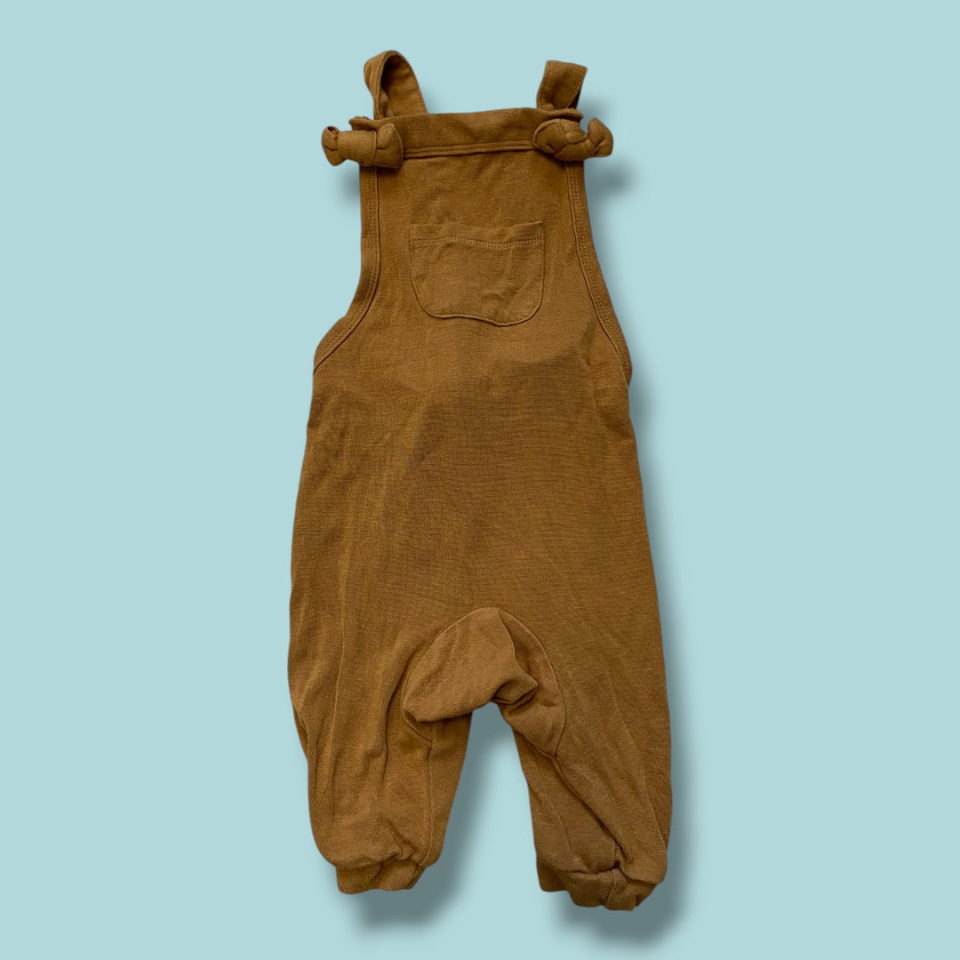 Brown Kyte Overalls, 3-6m