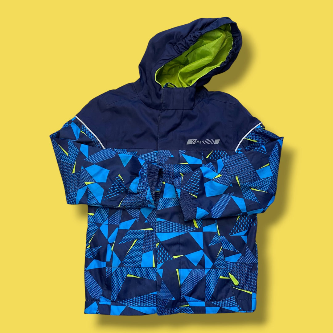 Blue XMTN Lined Jacket, 4-5Y