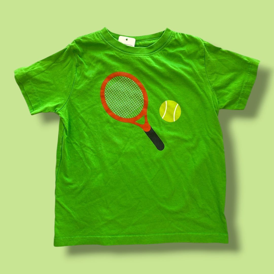 green  tennis tee, 5y