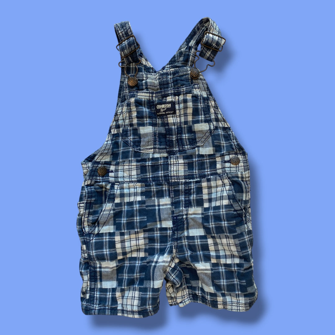 blue Oshkosh overalls, 24m
