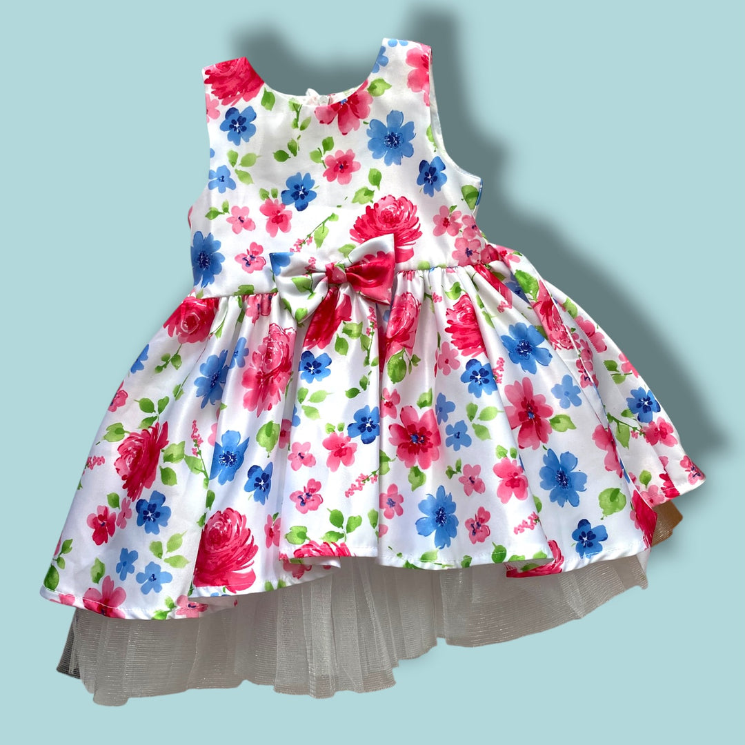 white American princess flower dress, 2t