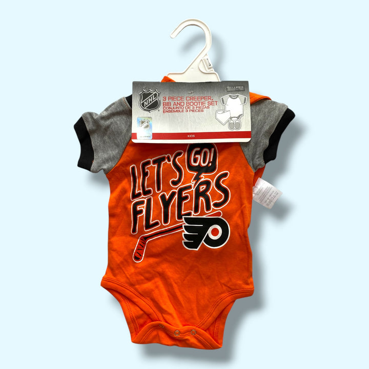 orange flyers 3 pc set, 0-3m