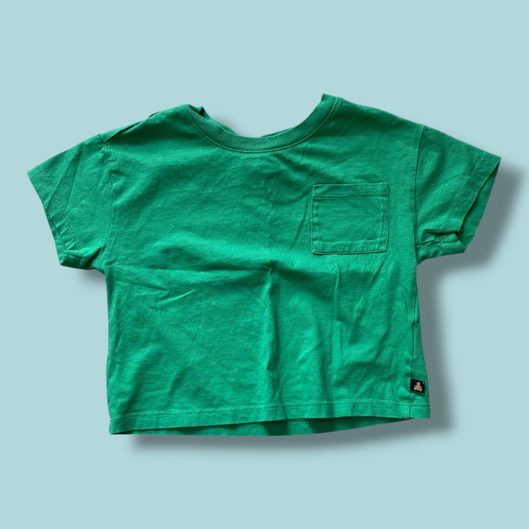 green Gap pocket tee, 4Y
