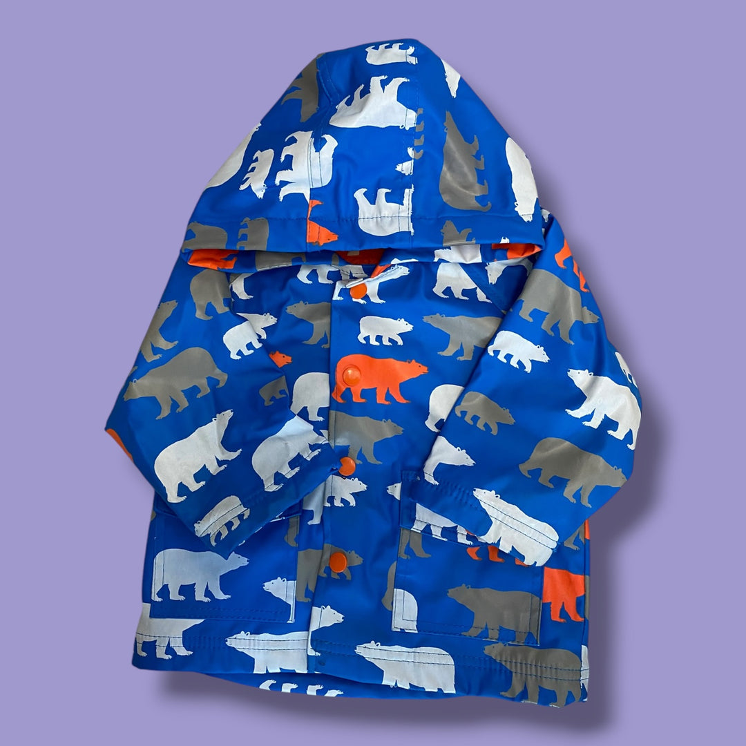 Blue Hatley Rain Jacket, 6-12m