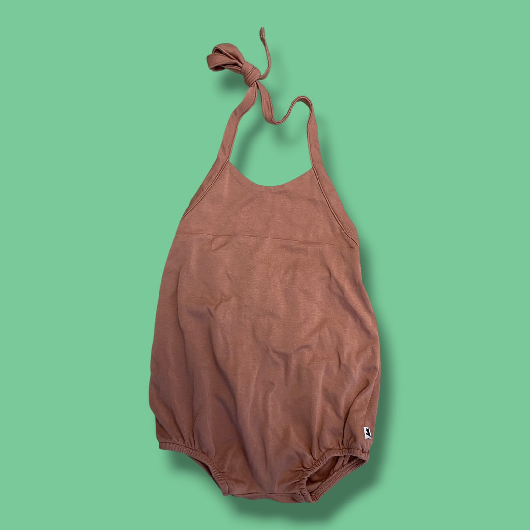 Brown Little &amp; Lively Romper, 3-4Y