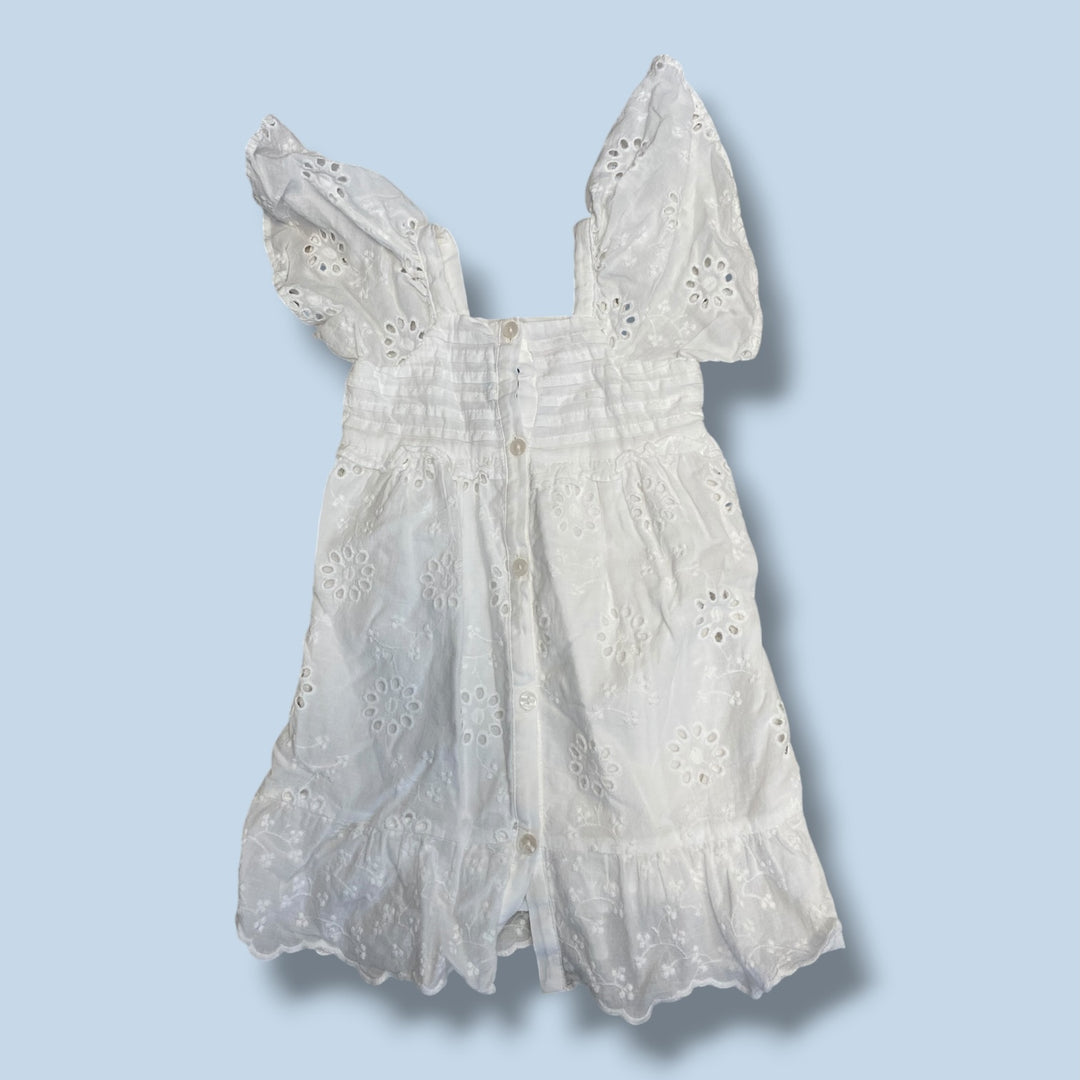 White Zara Dress, 2-3Y