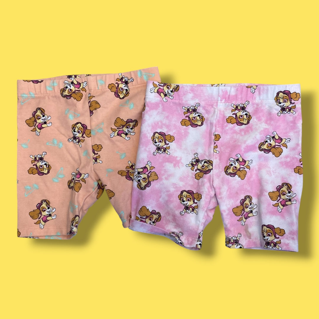 Paw patrol Nickelodeon Set of 2 Biker Shorts, 2T