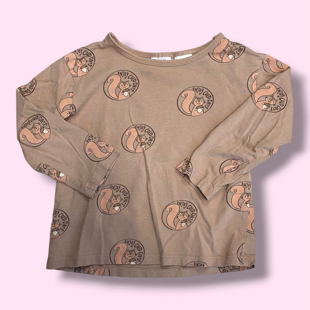 Tan Zara Long Sleeve, 2-3Y
