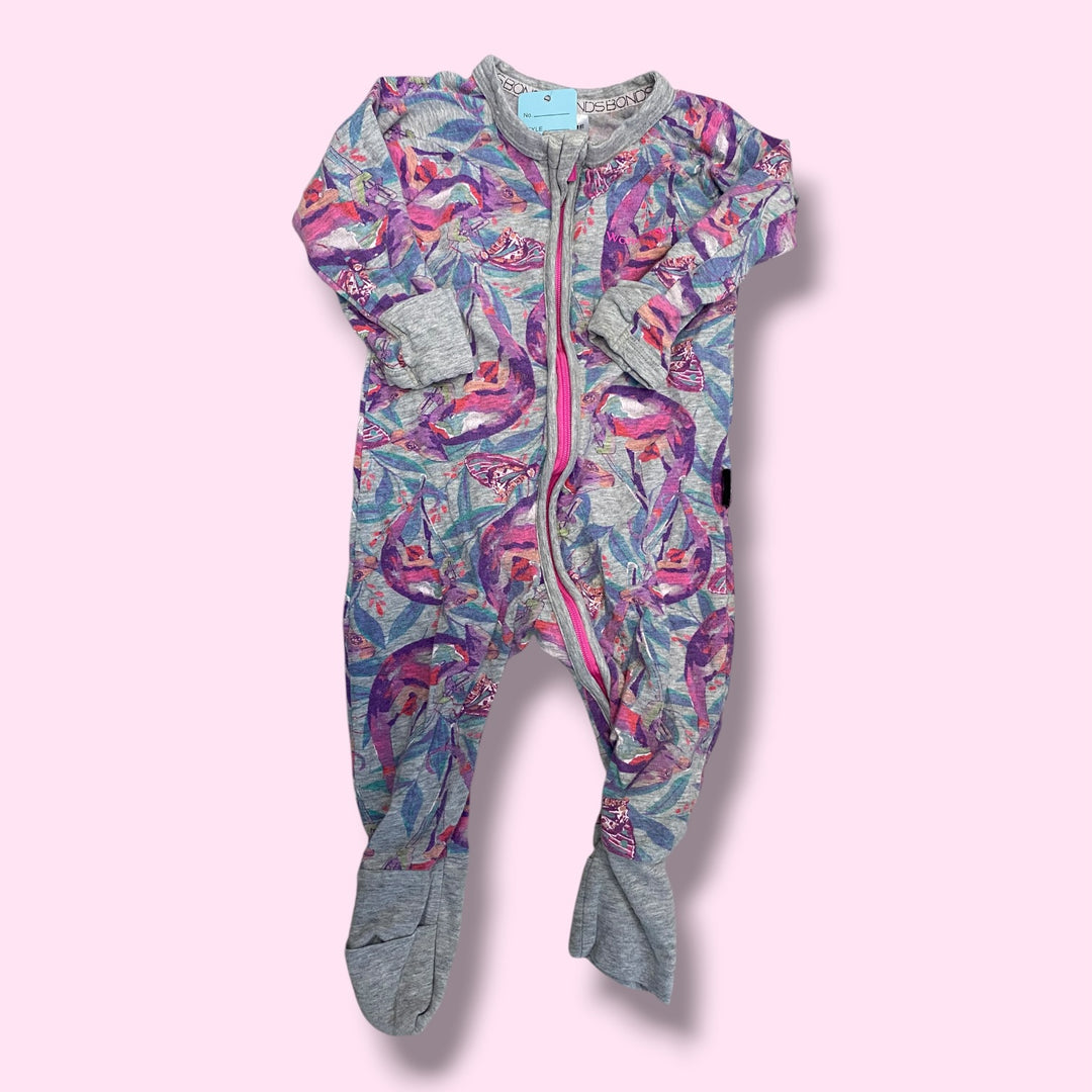 Purple Bonds Wondersuit , 3-6m