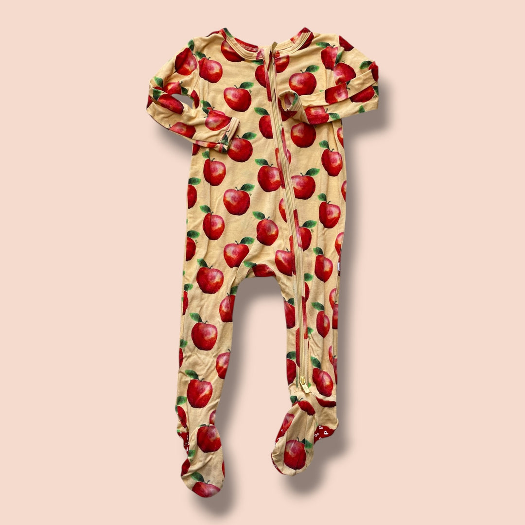 Orange Posh Peanut Sleeper, 6-9m