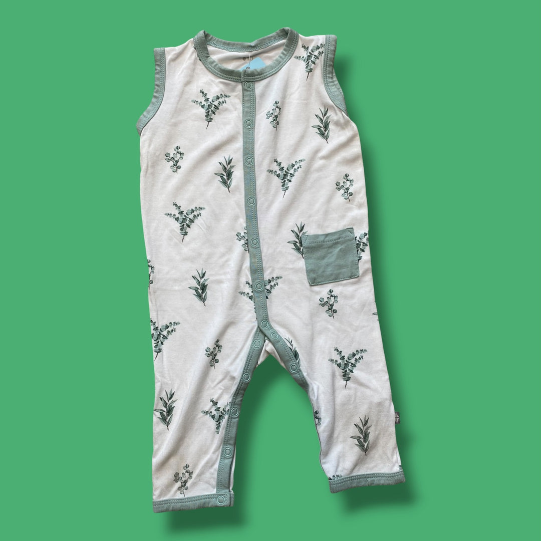 White Kyte Romper, 6-12m