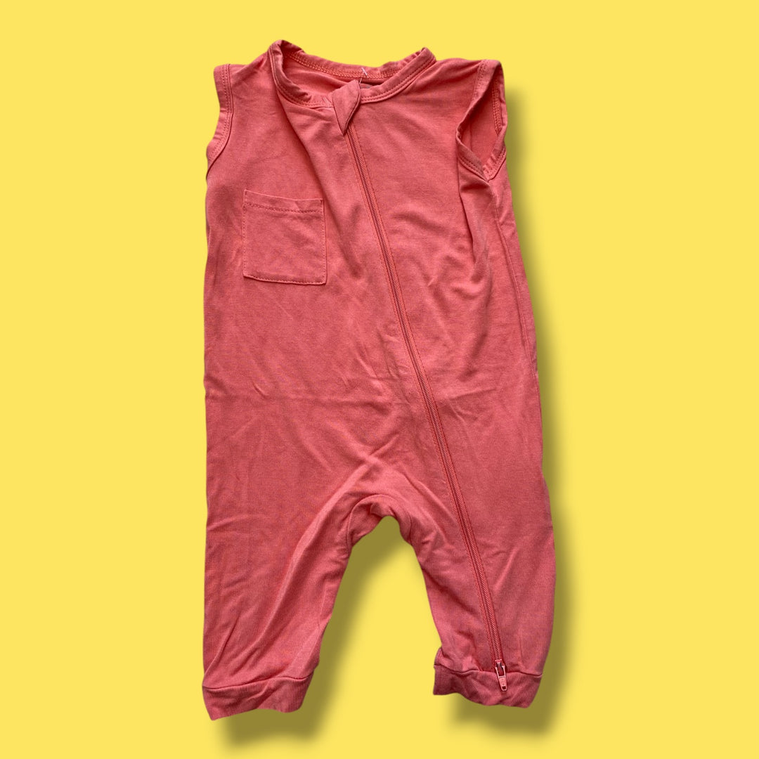 Orange Kyte Romper, 6-12m