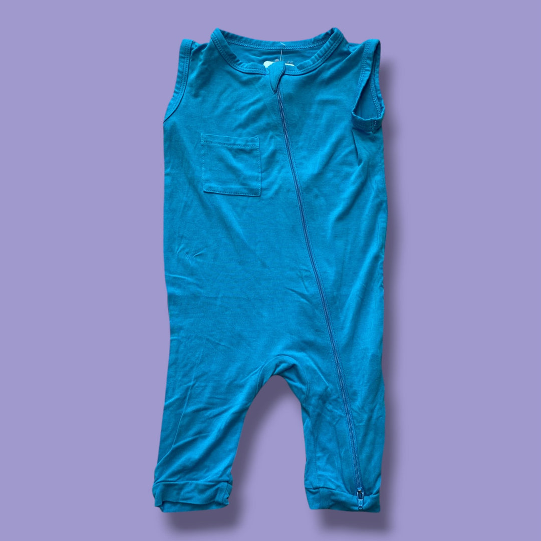 Blue Kyte Romper, 12-18m