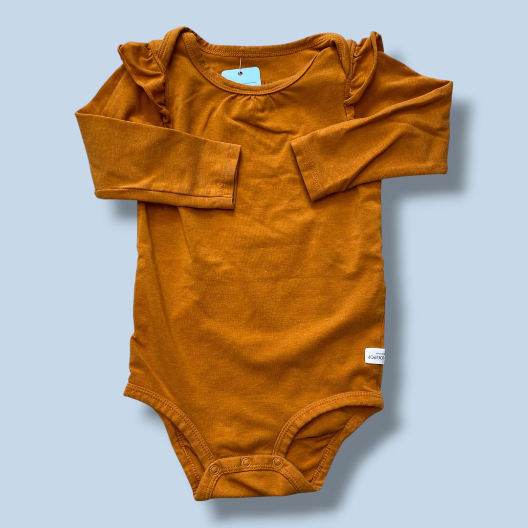 Burnt  Orange Lollipop  Bodysuit, 6-12m
